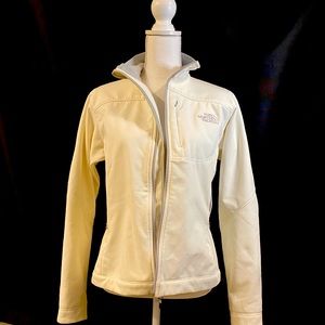 North Face Softshell white Waterproof Jacket